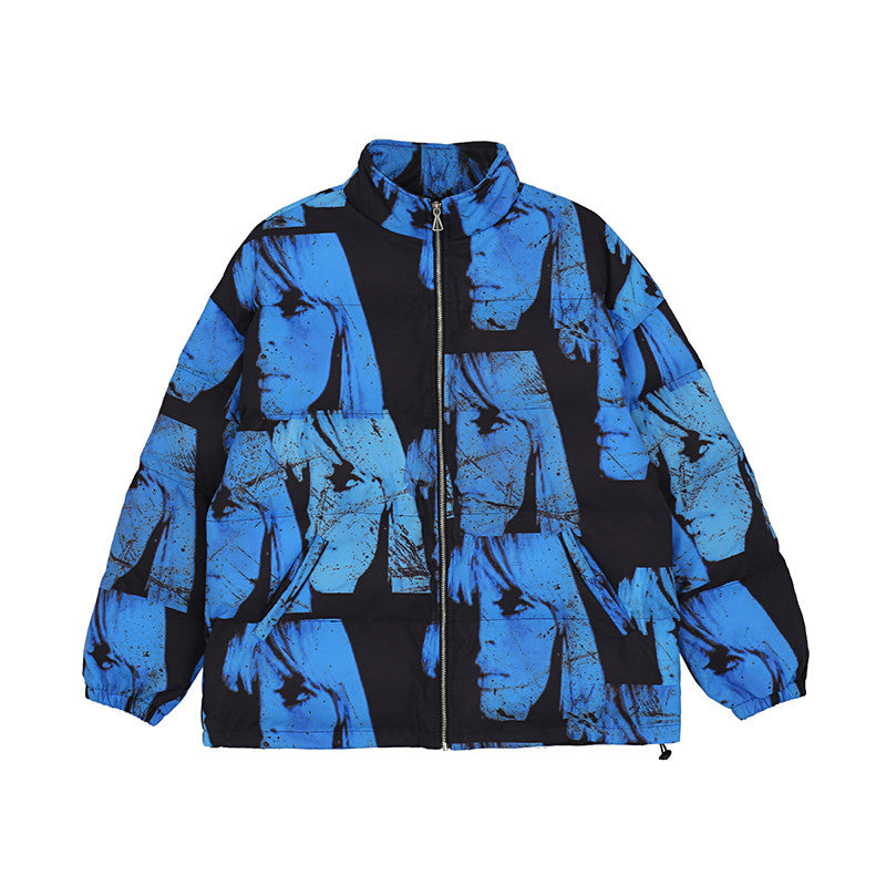 Dark Tide Brand Cartoon Print Cotton Jacket