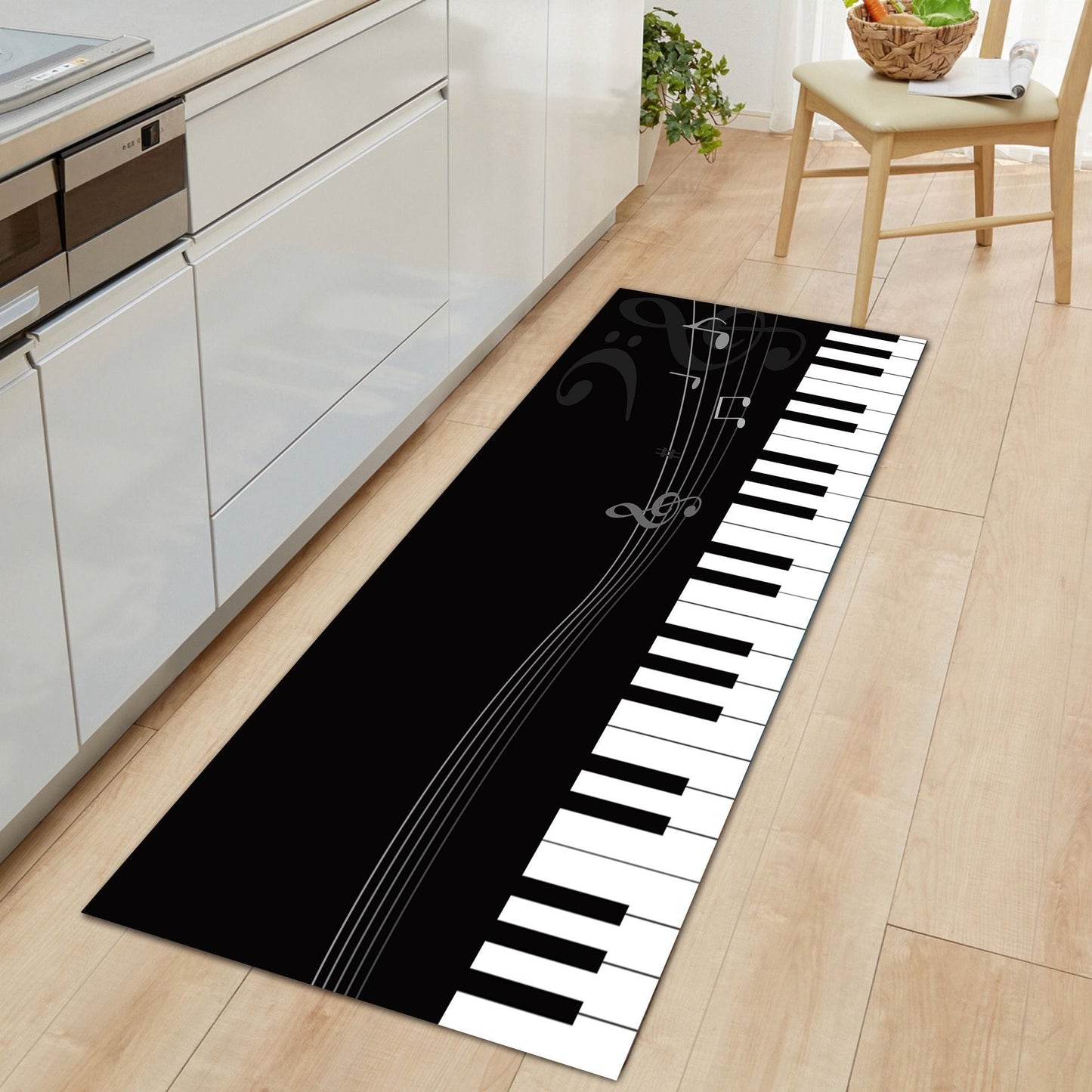 Zeegle 3D Printed Kitchen Carpet Polyester Living Room Decor Rug Kids Room Play Rug Bedside Floor Mat PearlNestDecor.com