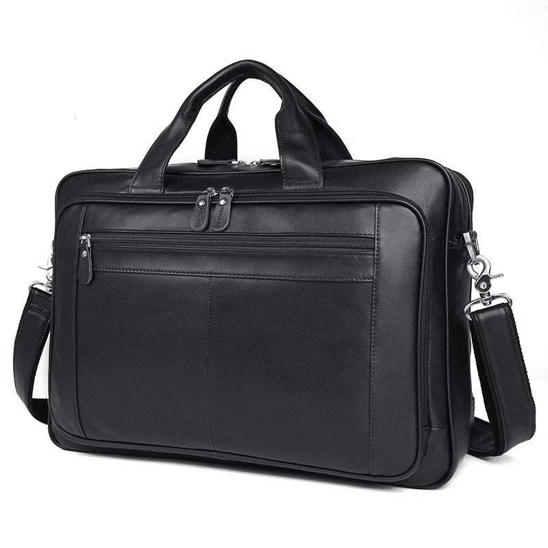 Leather  Business Men's Large Handbag CJD