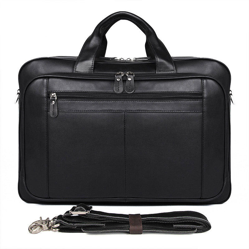 Leather  Business Men's Large Handbag CJD