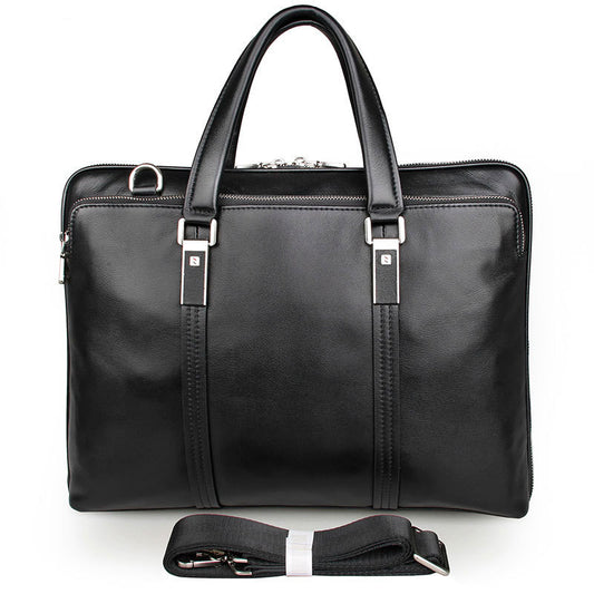 Gentleman Style Leather Men's Bags Business Bag Briefcases Men's Handbags Atmospheric And Stable Handbags CJD