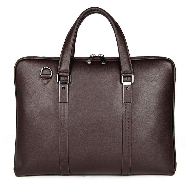 Gentleman Style Leather Men's Bags Business Bag Briefcases Men's Handbags Atmospheric And Stable Handbags CJD