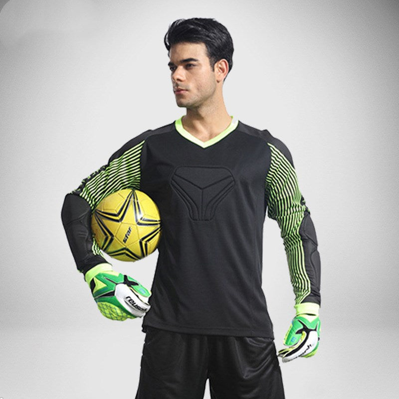 Football Goalkeeper Clothing Suit Thickened Goalkeeper Clothing Goalkeeper Shorts Football Uniform Jersey Gantry Shirt Short Sleeve Long Sleeve CJD