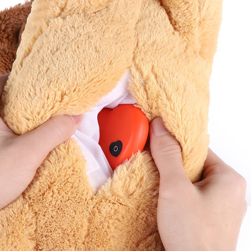 Heartbeat Puppy Training Toys Snuggle Anxiety Relieves Sleeping Dog Chewing Pets Fashion