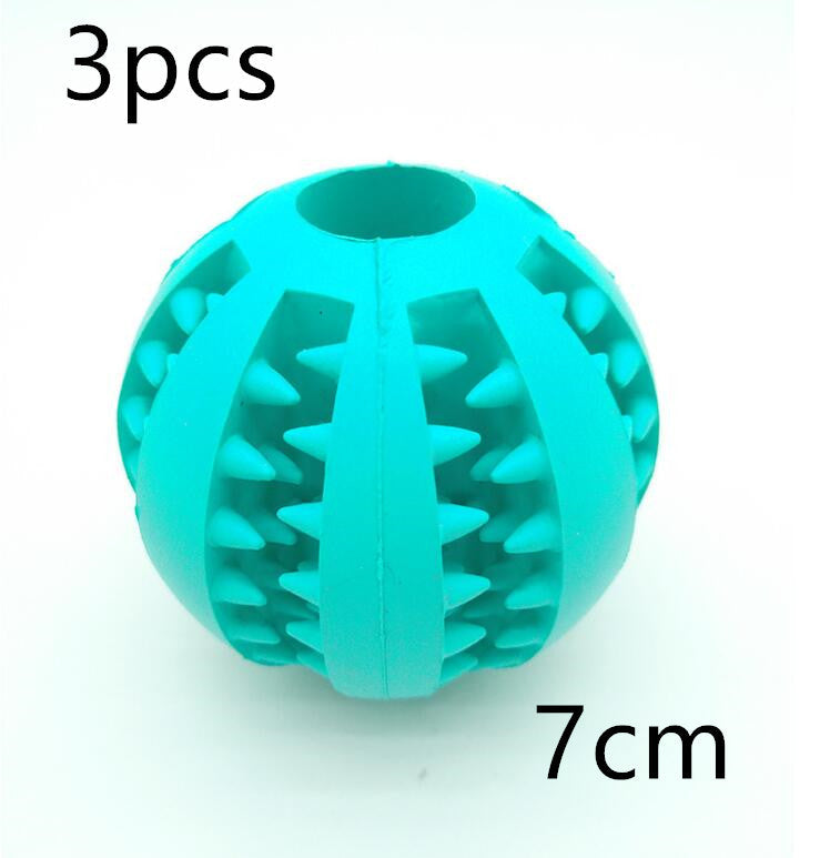 Pet Slow Feeder Dog Toy Cute Funny Rubber Dog Ball Toy Pets Fashion
