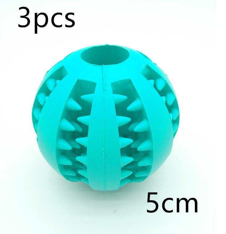 Pet Slow Feeder Dog Toy Cute Funny Rubber Dog Ball Toy Pets Fashion