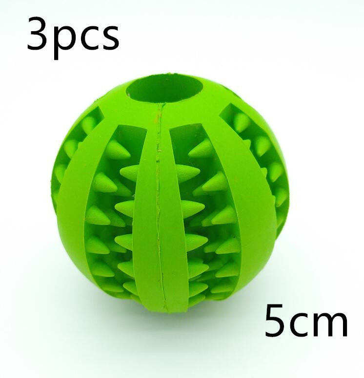 Pet Slow Feeder Dog Toy Cute Funny Rubber Dog Ball Toy Pets Fashion