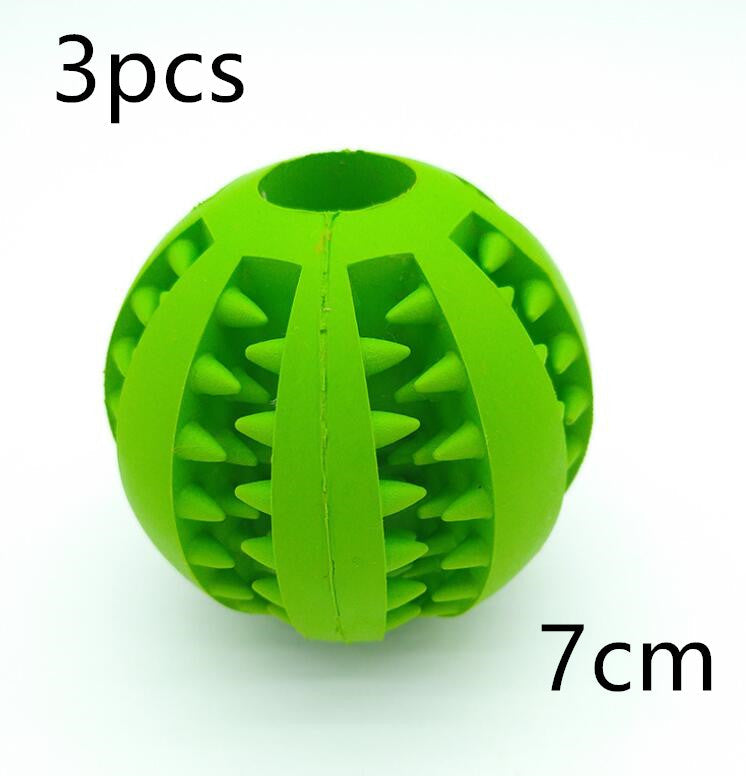 Pet Slow Feeder Dog Toy Cute Funny Rubber Dog Ball Toy Pets Fashion