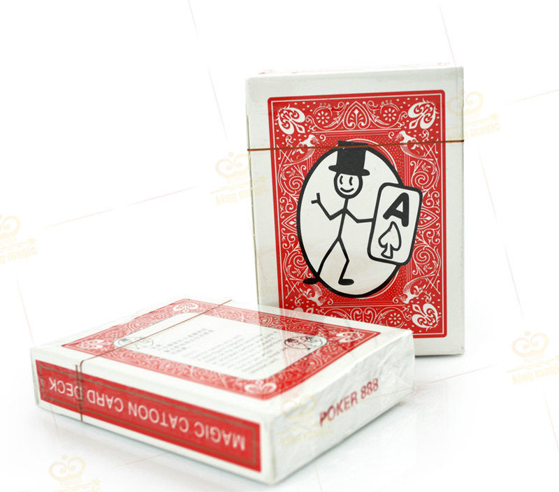 G0300 Little Ghost Finding Cards Atomic Cards Long And Short Cards Multi-Purpose Magic Poker Ladder Cards Magic Props CJD