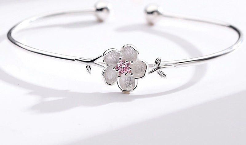 Sakura S925 Silver Letter Bracelet LadyShow.Store