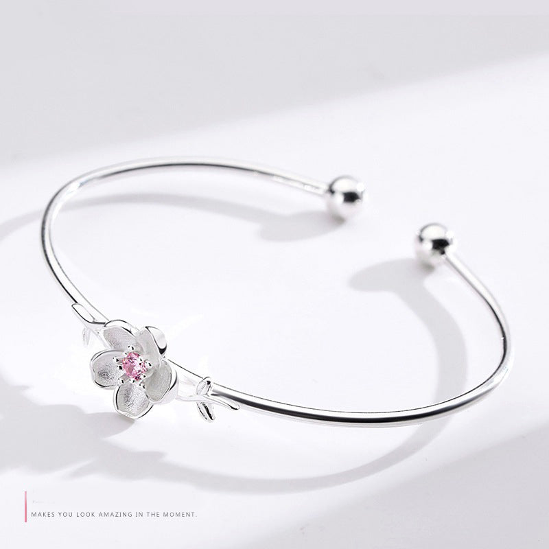Sakura S925 Silver Letter Bracelet LadyShow.Store