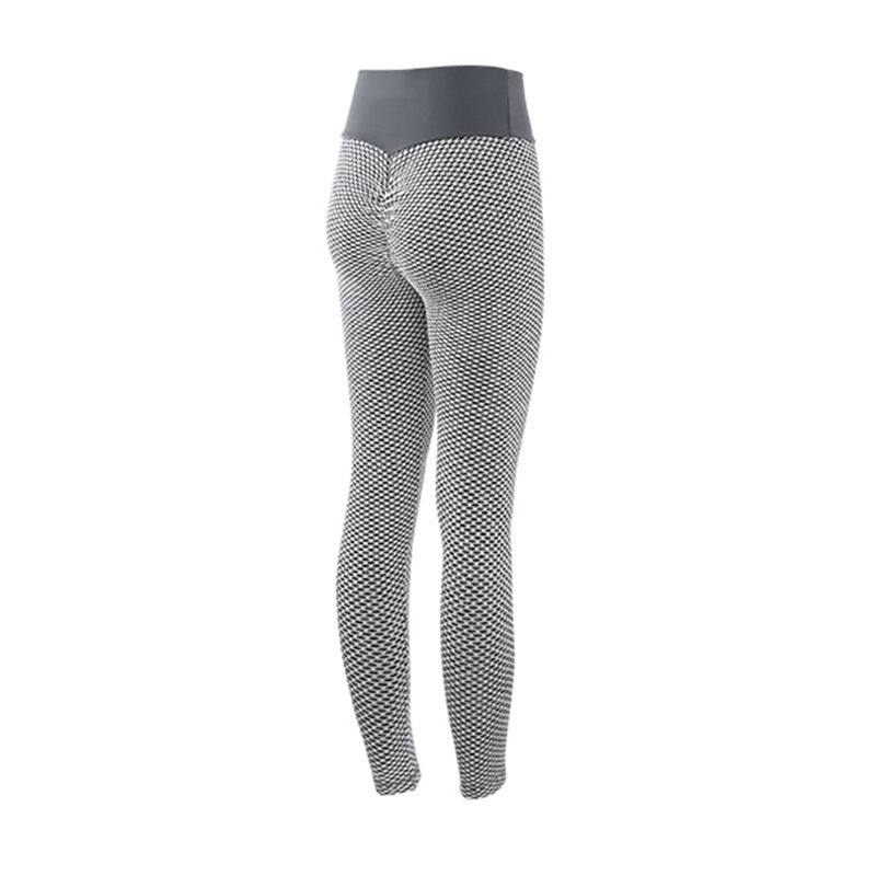 Plaid Leggings Fitness Yoga Pants Women's Seamless High Waist Breathable Gym Leggings NorixaFashion.com