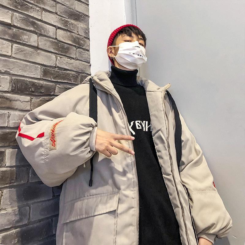 Korean Style Trendy Loose Hooded Padded Jacket