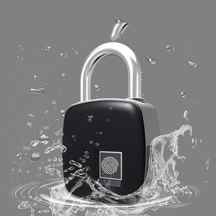 P3 Fingerprint Padlock Electronic Smart Padlock Non-Password Lock Household Locker anti-Theft Fingerprint Lock