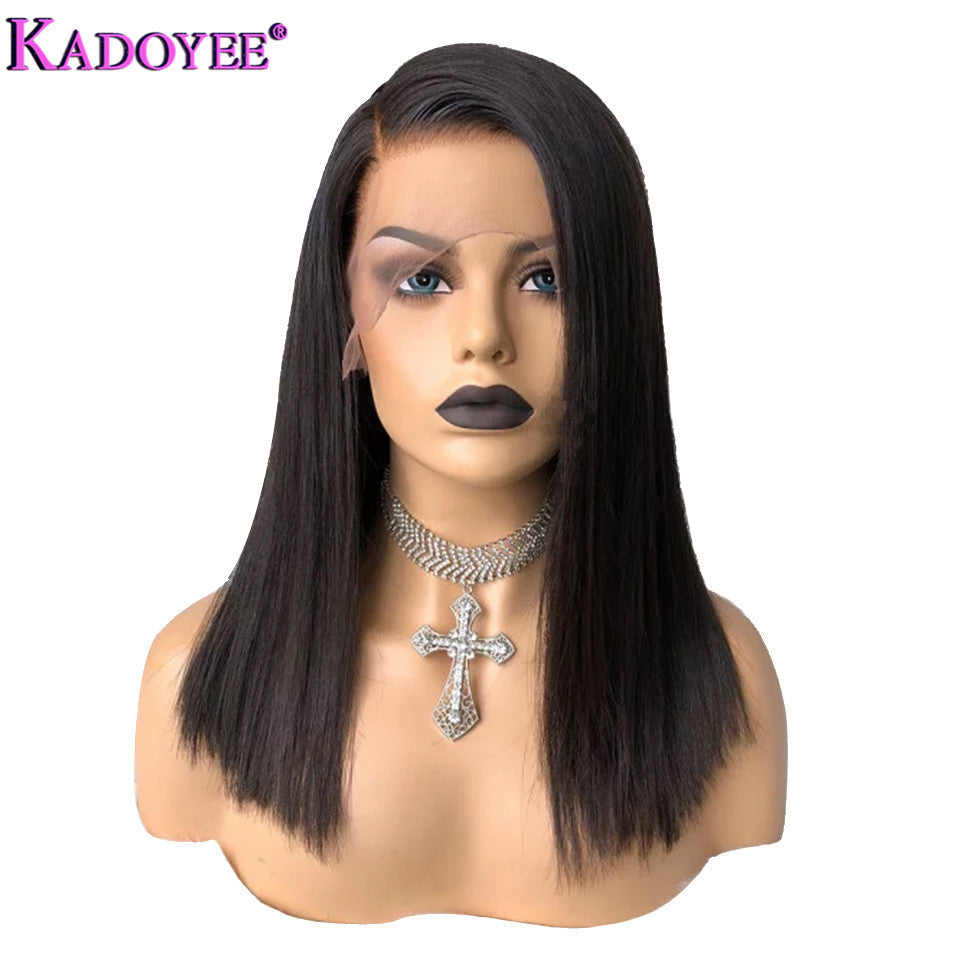 Europe, America, African Wigs,Female Human Hair Wigs, Front Lace Real Wigs LuxuryLifeWay Online Store