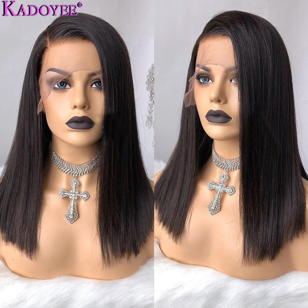 Europe, America, African Wigs,Female Human Hair Wigs, Front Lace Real Wigs LuxuryLifeWay Online Store