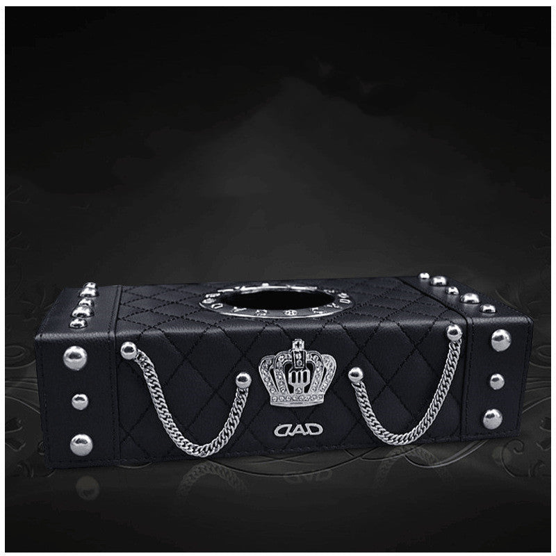 DAD Tissue Box Cover Tissue Box Inlaid With Rhinestone Crown Best YouTube Store