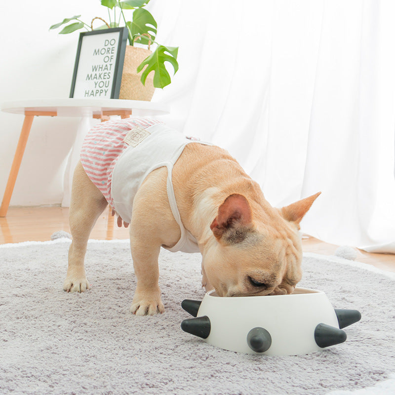 Durable anti slip and anti drop pet dog food bowl Pets Fashion