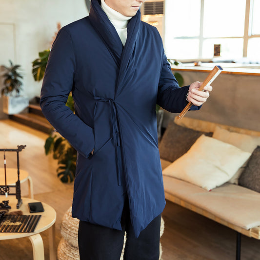 Chinese Retro Mid-length Cotton Coat CJD