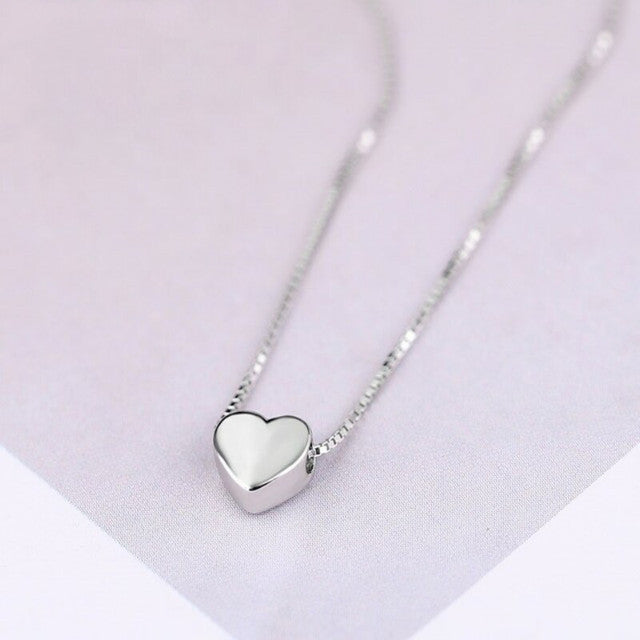Fashion Simple Heart-shaped Clavicle Chain LadyShow.Store