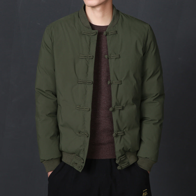 Chinese Style Cotton-Padded Jacket in Tang Suit