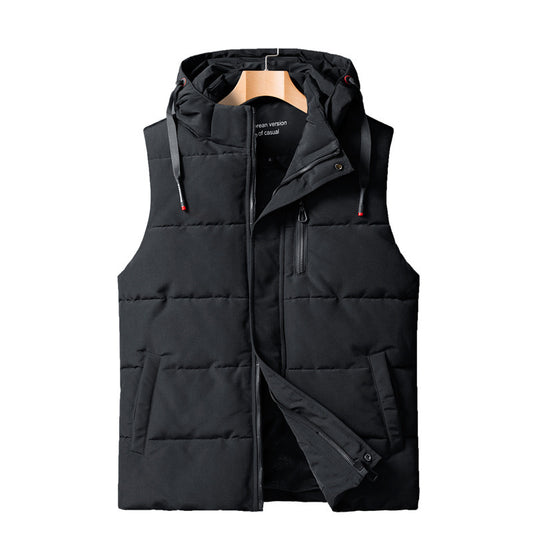 Men's Sports Waistcoat Fat Thickened Warm Plus Size Vest For Men