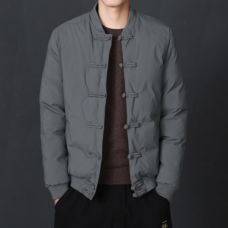 Chinese Style Cotton-Padded Jacket in Tang Suit