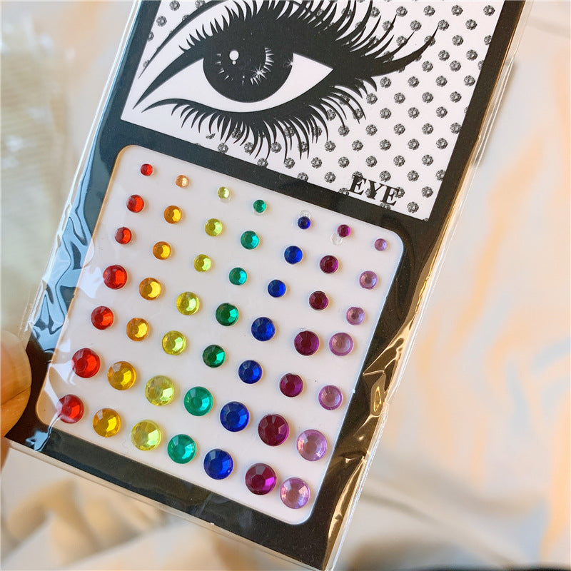 Eye And Face Decoration Patch Makeup Sticker Pearl Veneer Eye Makeup CJD2