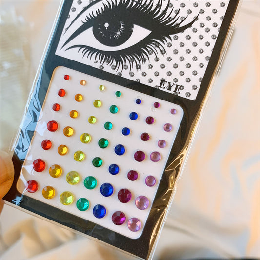 Eye And Face Decoration Patch Makeup Sticker Pearl Veneer Eye Makeup CJD2