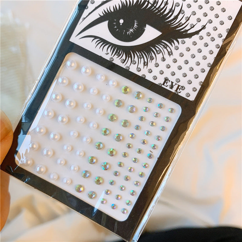Eye And Face Decoration Patch Makeup Sticker Pearl Veneer Eye Makeup CJD2