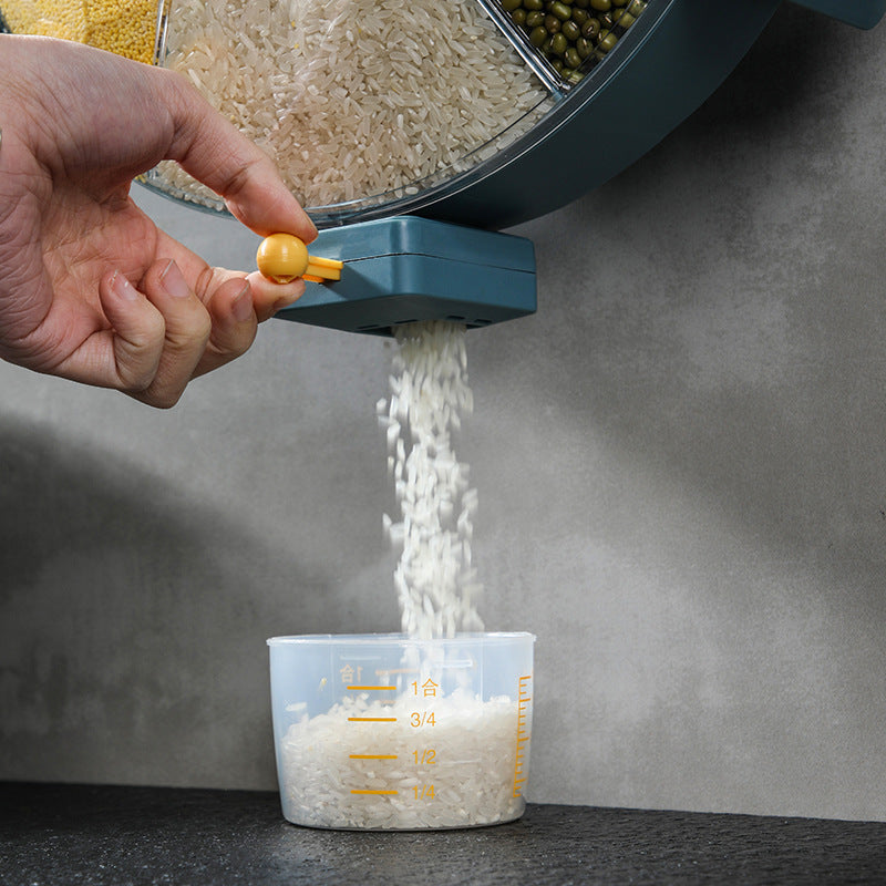 Rotating Wall Cereal Dispenser PearlNestDecor.com