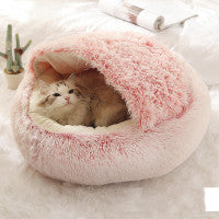 2-in-1 Plush Pet Bed Pets Fashion