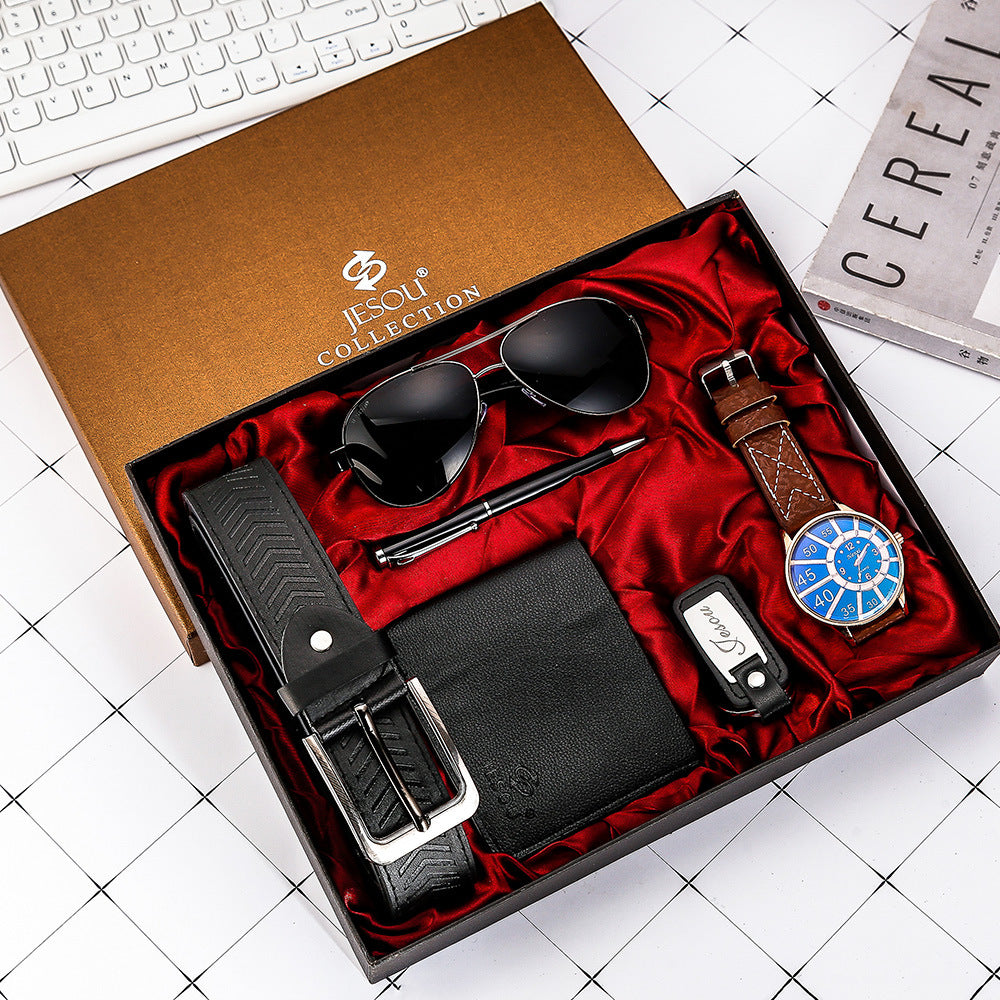 Stylish Men Wrist Watch Wallet Sunglasses Suit Gift LuxuryLifeWay Online Store