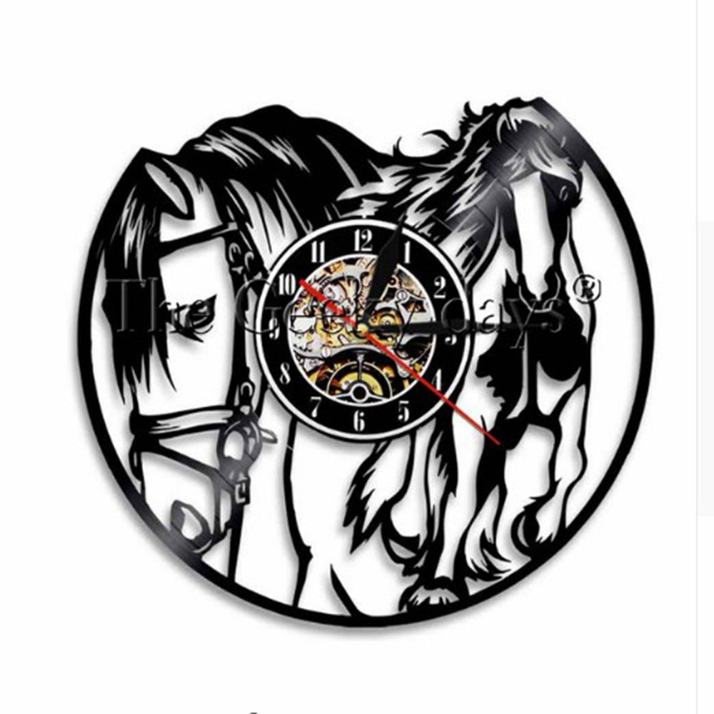 Art Creative Clock Wall Clock PearlNestDecor.com
