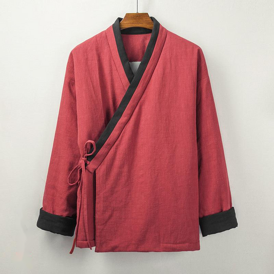 Cotton and linen Hanfu cotton-padded jacket CJD