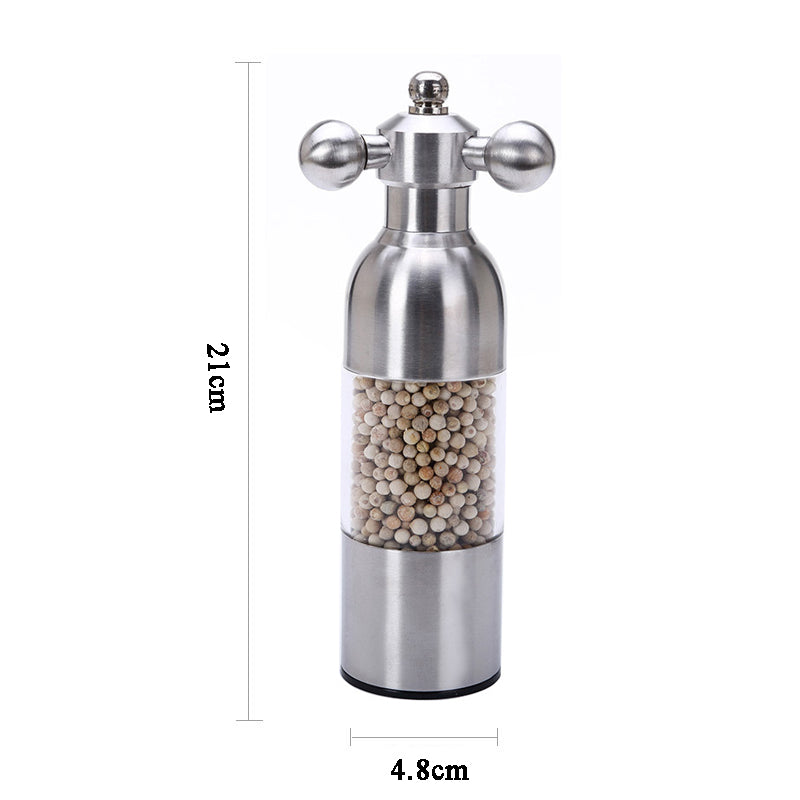 Pepper Mill Gadgets Pepper and Salt Grinder Grinding 4 Color Garlic Grinding Spice Grinder Kitchen Creative Tools BBQ Accessory CJD2