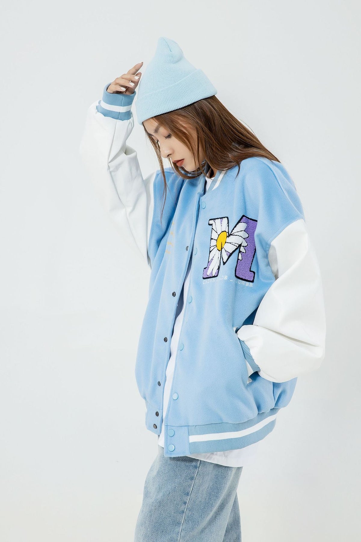 Men'S And Women'S Jackets With Straight Hem And Color Matching Side Slit Pockets NorixaFashion.com