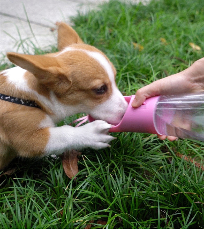 Dog Water Bottle Portable Pet Water Bottle Leak Proof Dog Water Dispenser And Food, Lightweight Dog Travel Water Bottle Bowl For Walking And Travel Pets Fashion