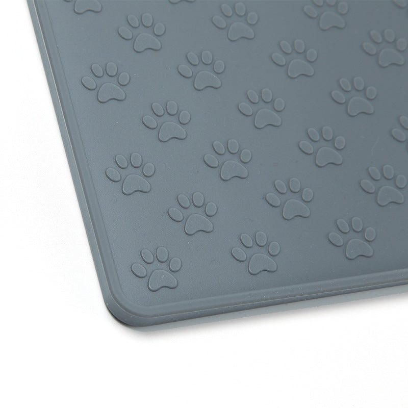 Spot Pet Mat, Waterproof And Easy To Clean Silicone Dog Mat, Cat Mat, Square Pet Placemat, Pet Supplies Pets Fashion