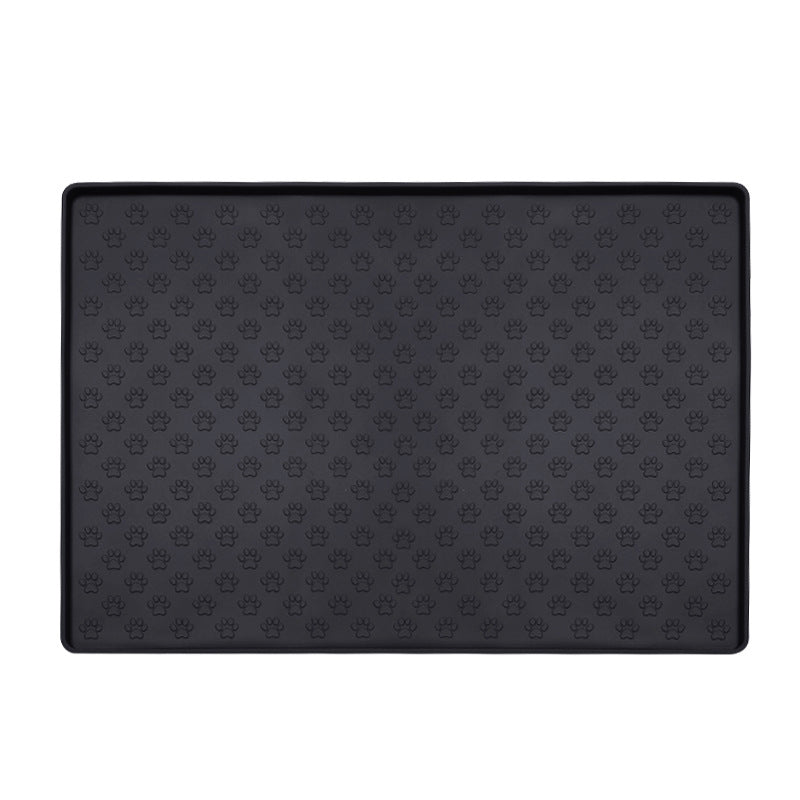 Spot Pet Mat, Waterproof And Easy To Clean Silicone Dog Mat, Cat Mat, Square Pet Placemat, Pet Supplies Pets Fashion