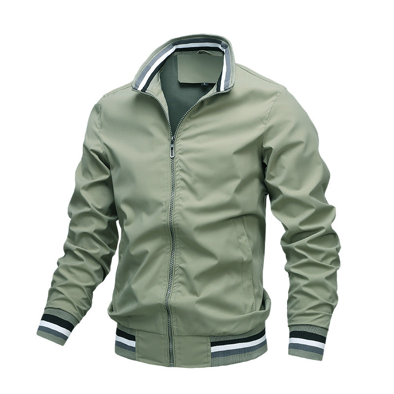 Sports Solid Color Jacket Men's CJD