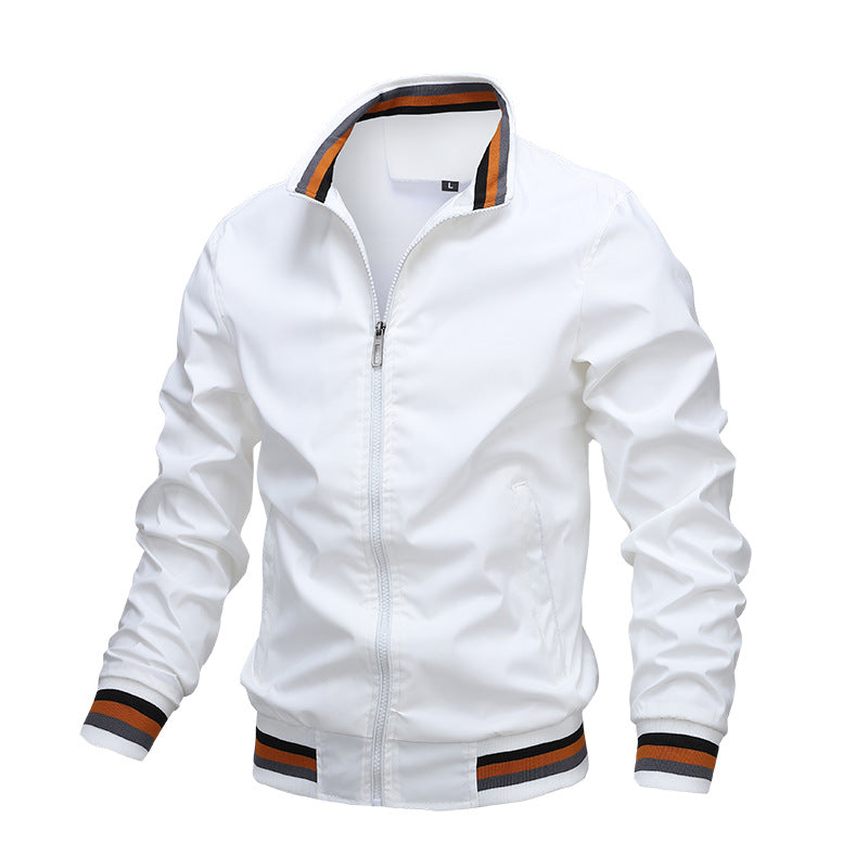 Sports Solid Color Jacket Men's CJD