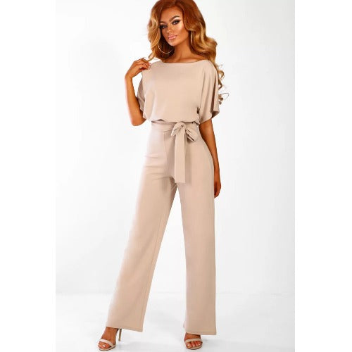 Body E Pagliaccetti Donne Della Tuta Manica Corta Tutina Clubwear Dritto Gamba Della Tuta delle Donne Con La Cinghia Della Tuta Body E Pagliaccetti LadyShow.Store
