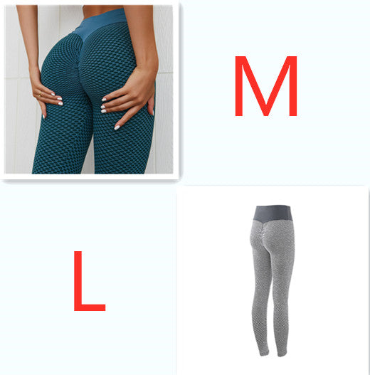 Plaid Leggings Fitness Yoga Pants Women's Seamless High Waist Breathable Gym Leggings NorixaFashion.com