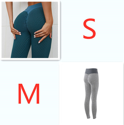 Plaid Leggings Fitness Yoga Pants Women's Seamless High Waist Breathable Gym Leggings NorixaFashion.com