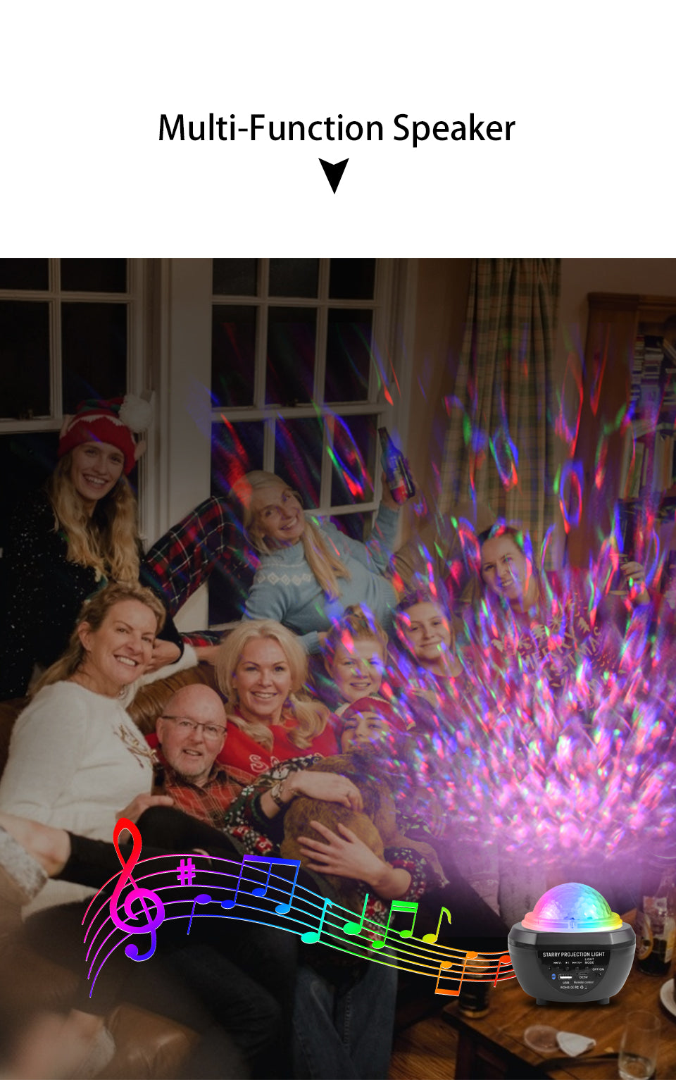 Led Starry Sky Light Rotating Romantic Laser Projection Lamp