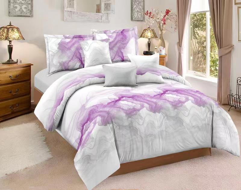 Aliexpress Amazon Hot Selling Bedding Abstract Art Ink Quilt Cover Pillow Case No Sheet Set
