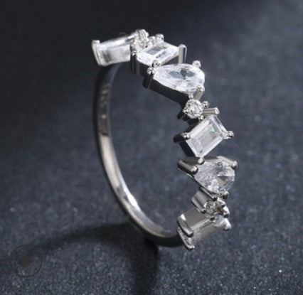 Irregular Zircon S925 Silver Bracelet LadyShow.Store