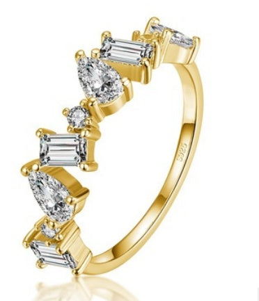 Irregular Zircon S925 Silver Bracelet LadyShow.Store