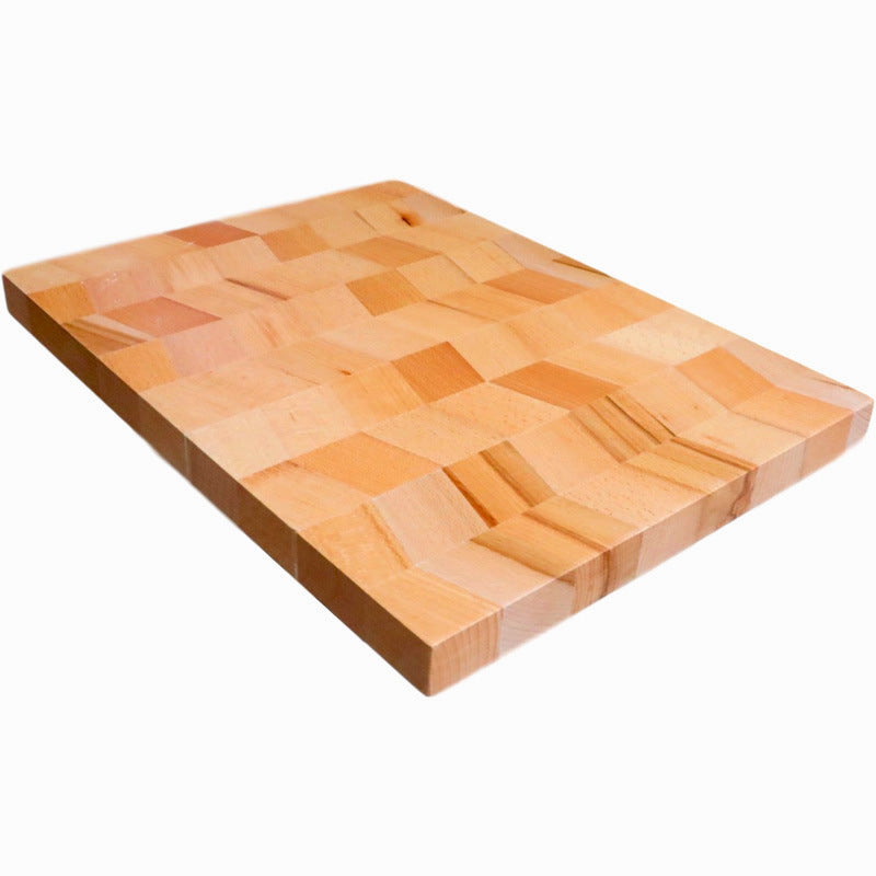 Two Color Parquet Beech Wood Cutting Board